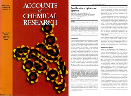 Acc.Chem.Res.,2001,34,239-247,Shouhua Feng and Ruren Xu*