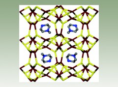 Divalent-metal-stabilized aluminophosphates exhibiting a new zeolite framework topology