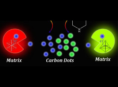 Carbon Dots in a Matrix: Energy-Transfer Enhanced Room-Temperature Red Phosphorescence